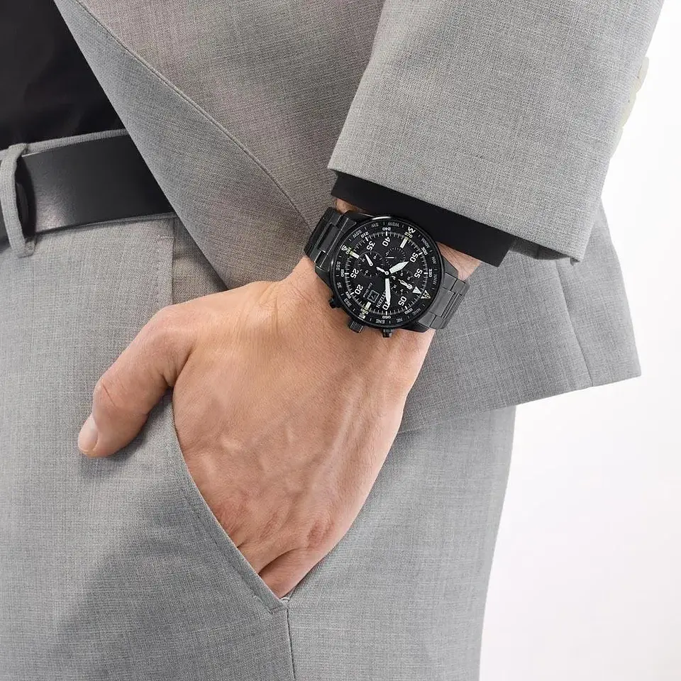 Reloj CITIZEN Eco-Drive Aviator Chronograph CA0695-84E 2