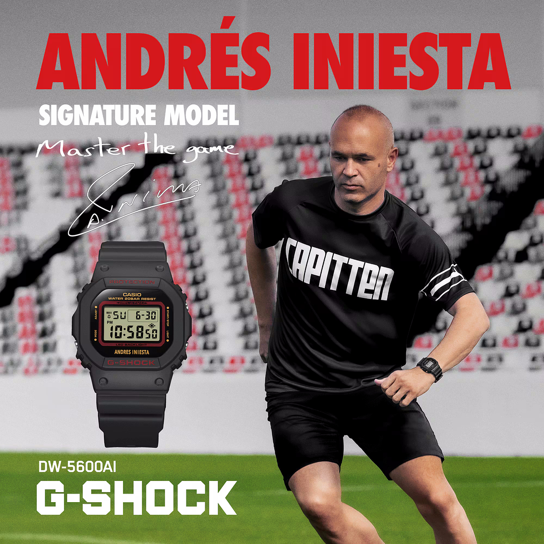 Reloj G-SHOCK DW5600AI-1 Andres Iniesta Edition 2
