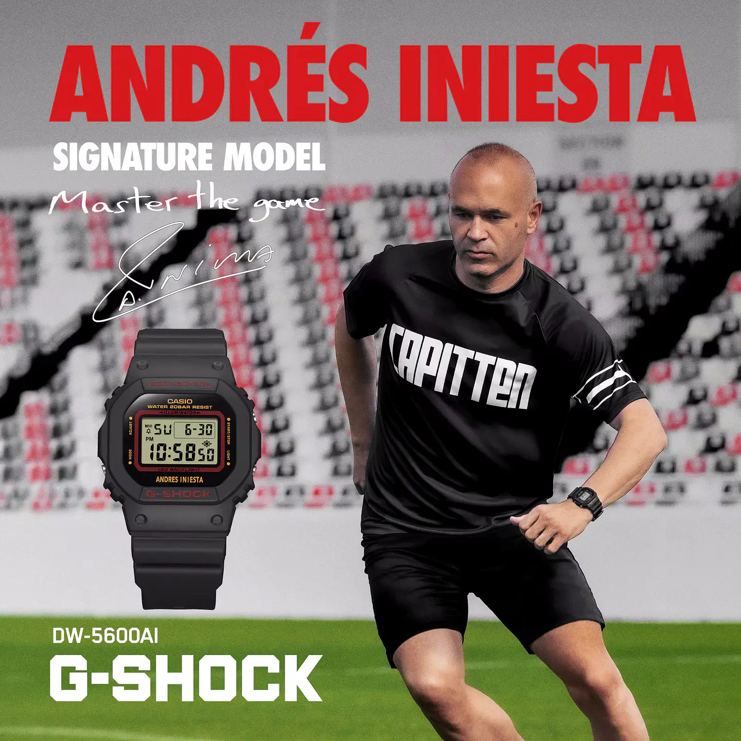 Reloj G-SHOCK DW-5600AI-1 Andres Iniesta Edition 2