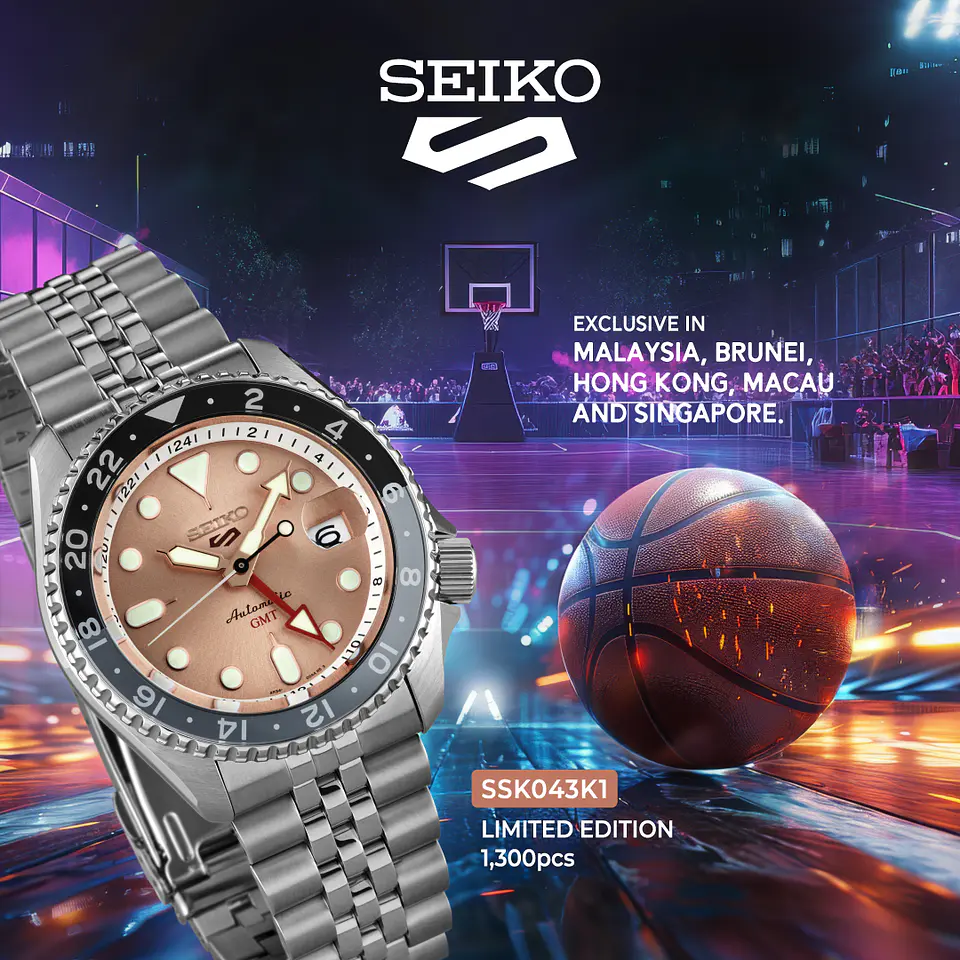 Reloj SEIKO 5 Sports GMT Automatic SSK043K1 Limited Edition 4