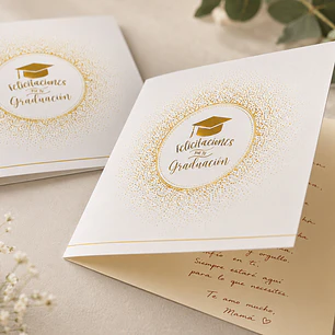 Set 3 tarjetas de graduación