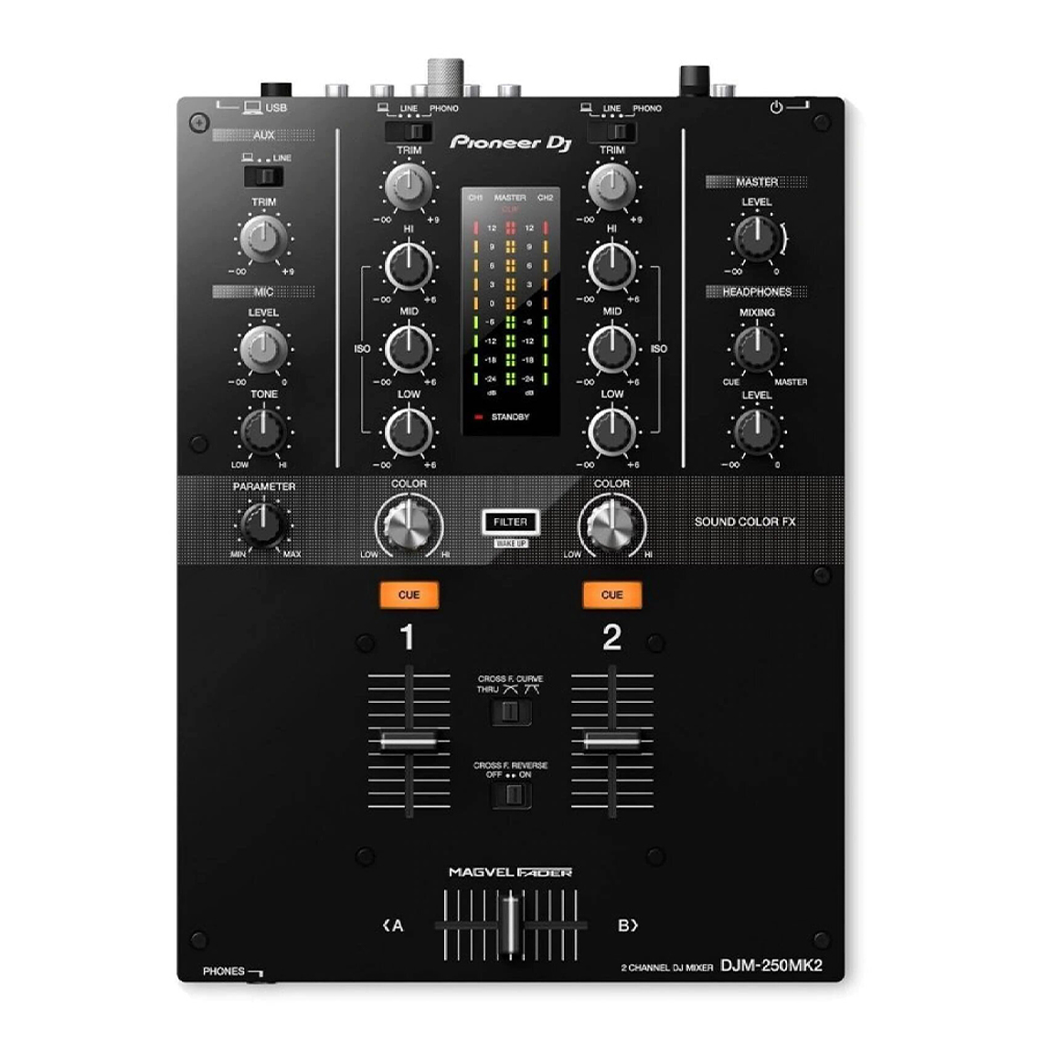 Pioneer DJ DJM 250 Mk2 Mezcladora para DJ 2