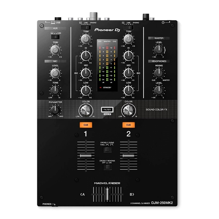 Pioneer DJ DJM 250 Mk2 Mezcladora para DJ 2
