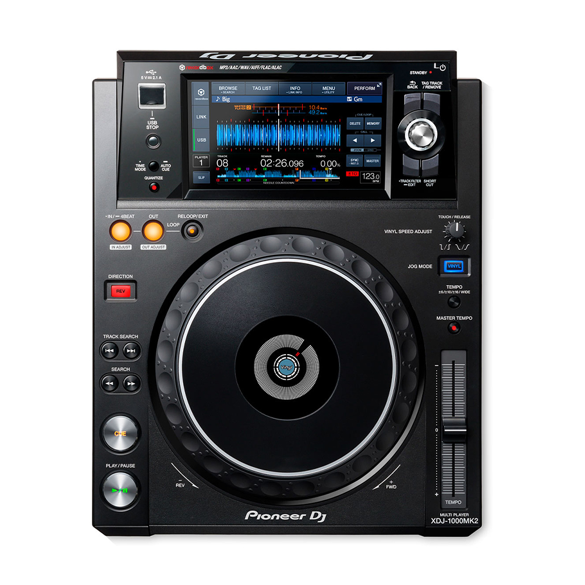 Pioneer DJ XDJ 1000 Mk2 Reproductor para DJ 2
