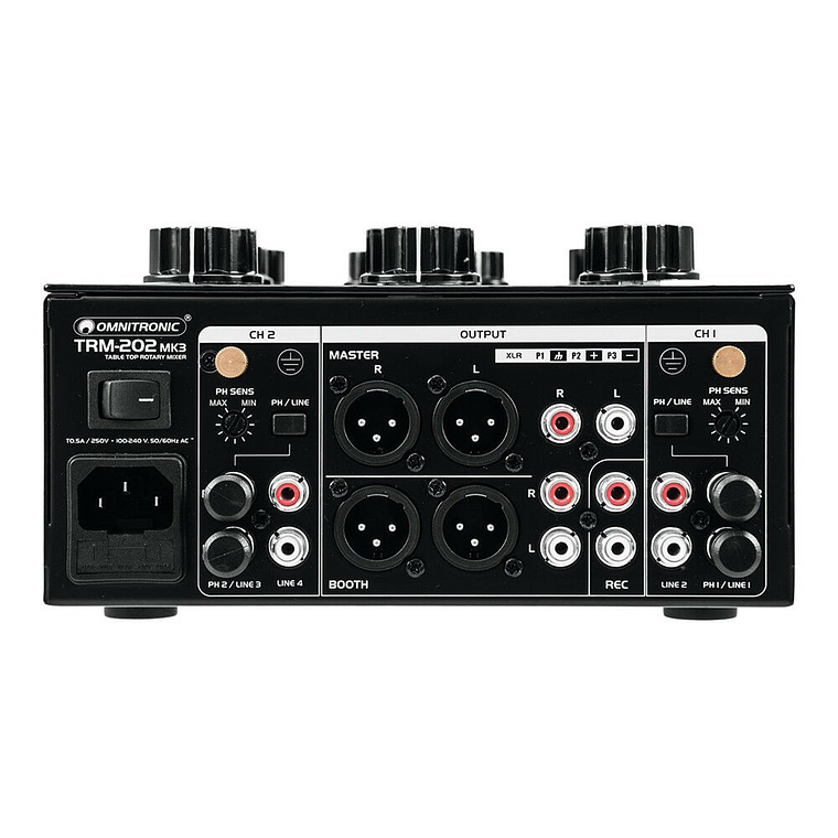 Omnitronic Trm 202 Mk3 Mezcladora para DJ 4