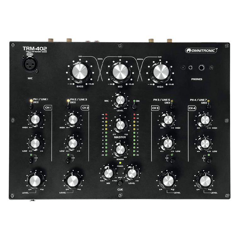 Omnitronic Trm 402 Mezclador Rotativo 2