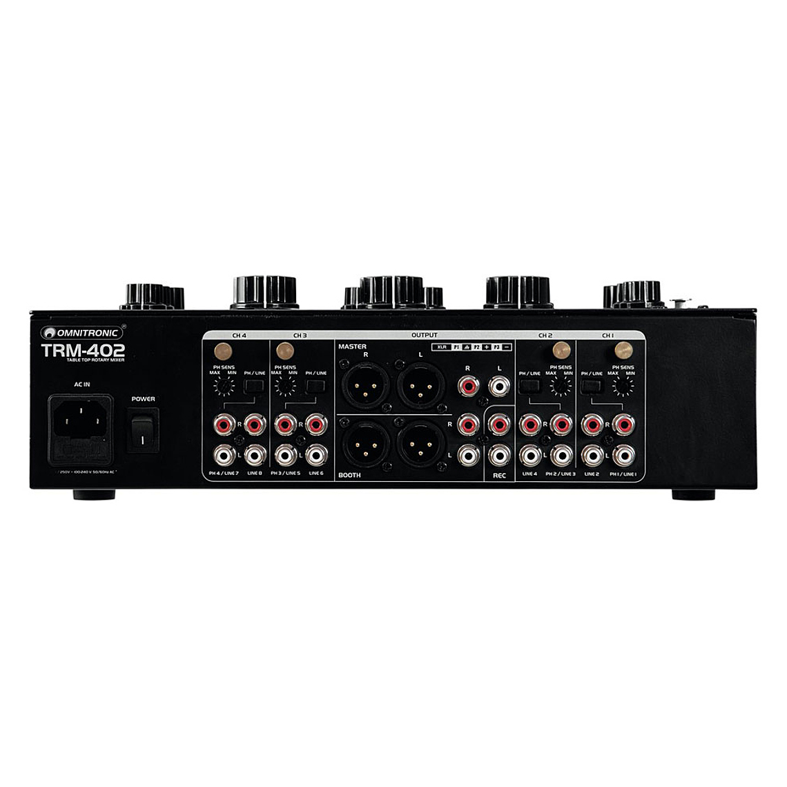 Omnitronic Trm 402 Mezclador Rotativo 4