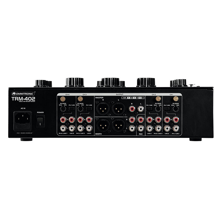 Omnitronic Trm 402 Mezclador Rotativo 4