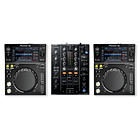 Pioneer DJ XDJ 700 (2 Piezas) + Pioneer DJM 450 Cabina Completa 2