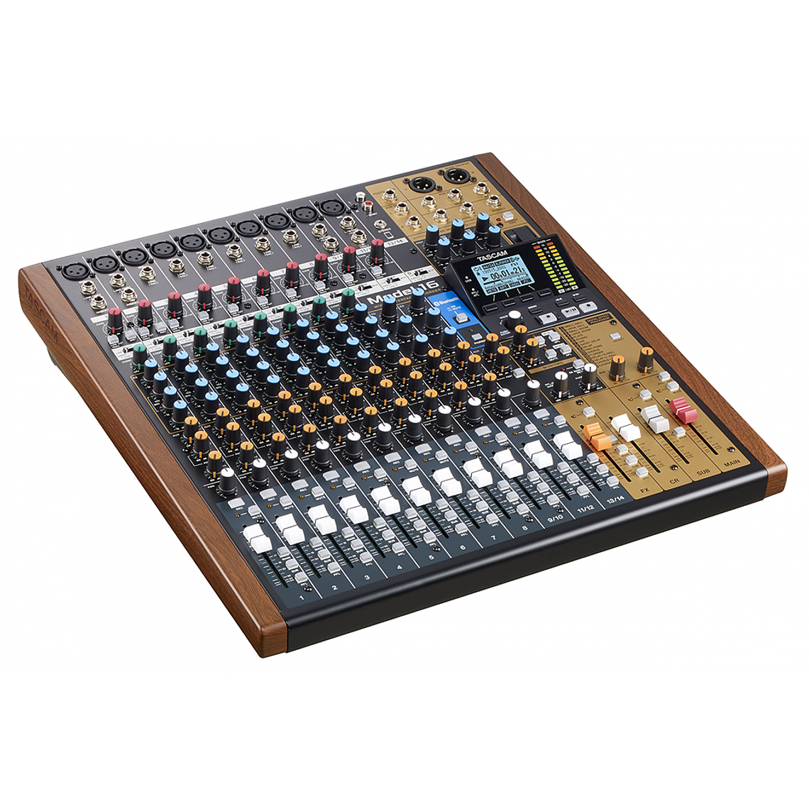 Tascam Model 16 Consola Mezcladora Multicanal Para Grabación 3
