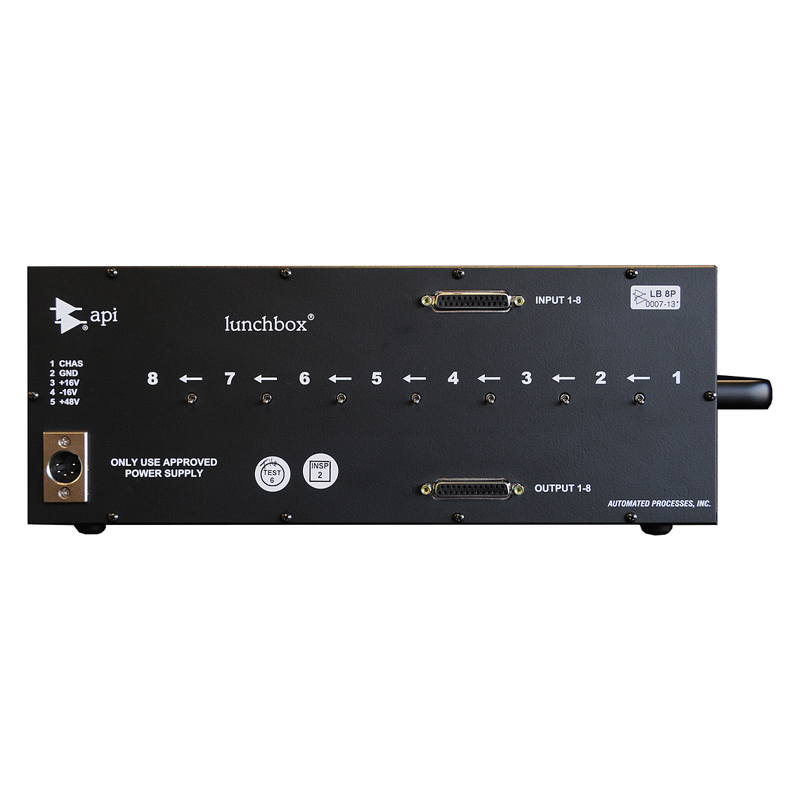 API Lunchbox 500 8B Chasis de 8 Ranuras 4