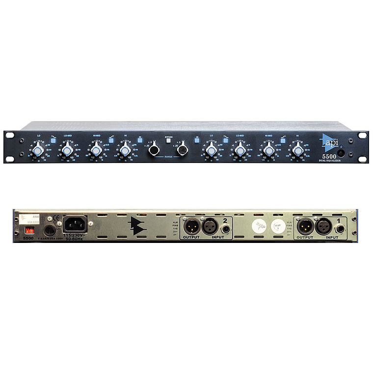 API 5500 Ecualizador Paramétrico De 2 Canales 3