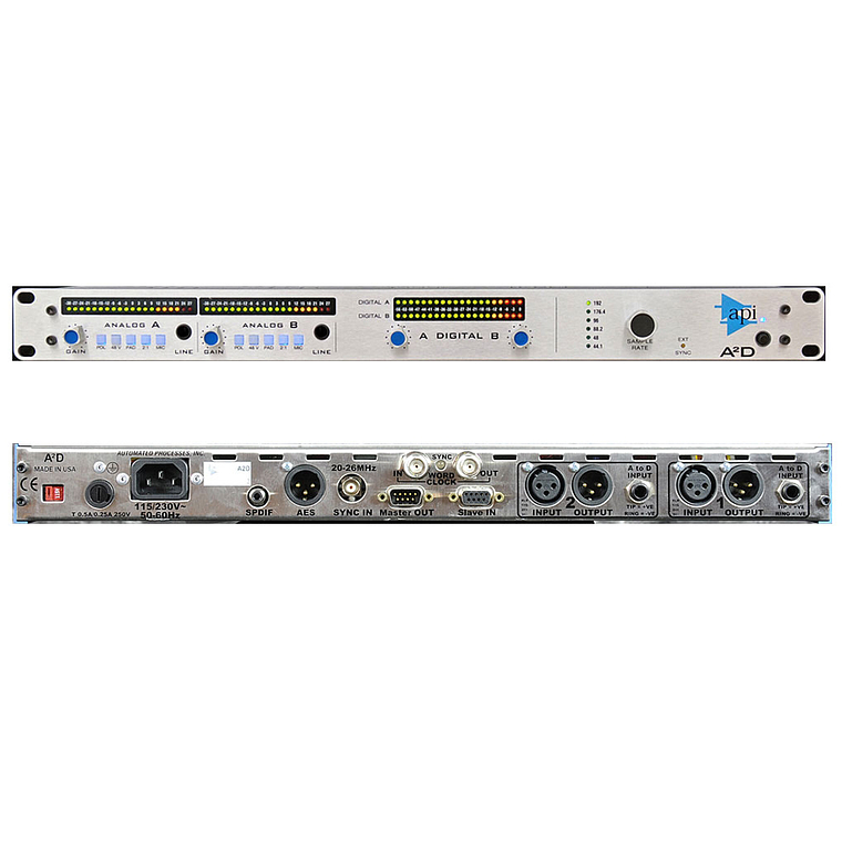 API A2D CONVERTIDOR AD / Preamplificador De Micrófono Dual 2