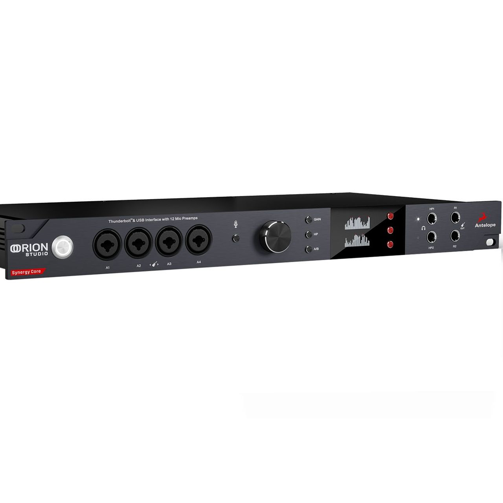 Antelope Orion Studio Synergy Core + Edge Solo Interfaz de Audio y Micrófono 5