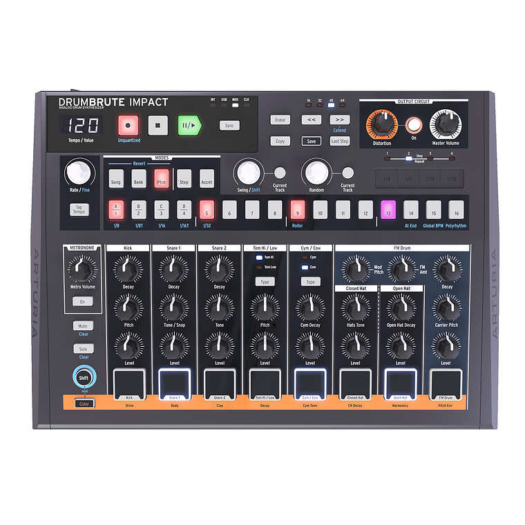 Arturia Drumbrute Impact Sequenciador 2