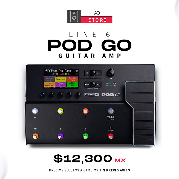 LINE 6 POD GO Pedal Multiefectos 1