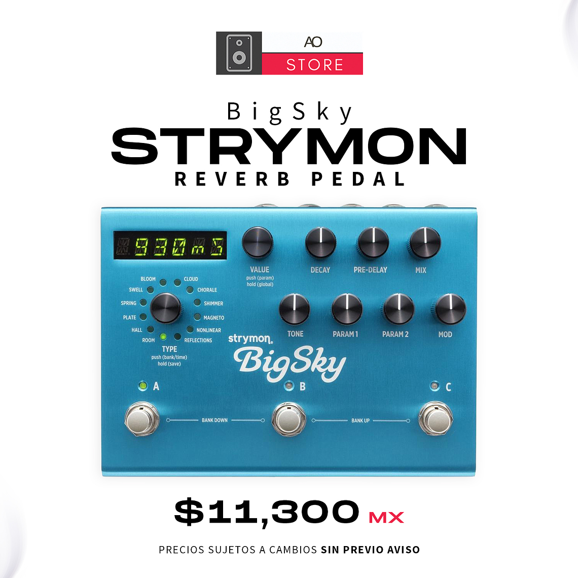 Strymon BigSky Pedal Reverb 2