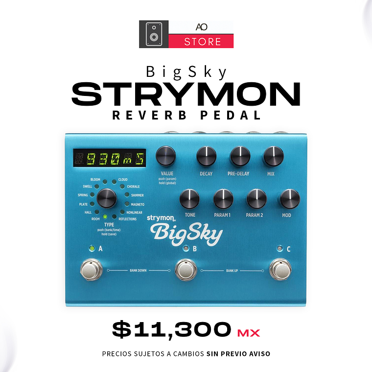 Strymon BigSky Pedal Reverb 2