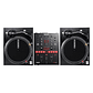 Reloop 2000 MK2 (2 Piezas) + Numark Scratch (De Regalo Serato Vinyl Time Code) Cabina Completa - Miniatura 2