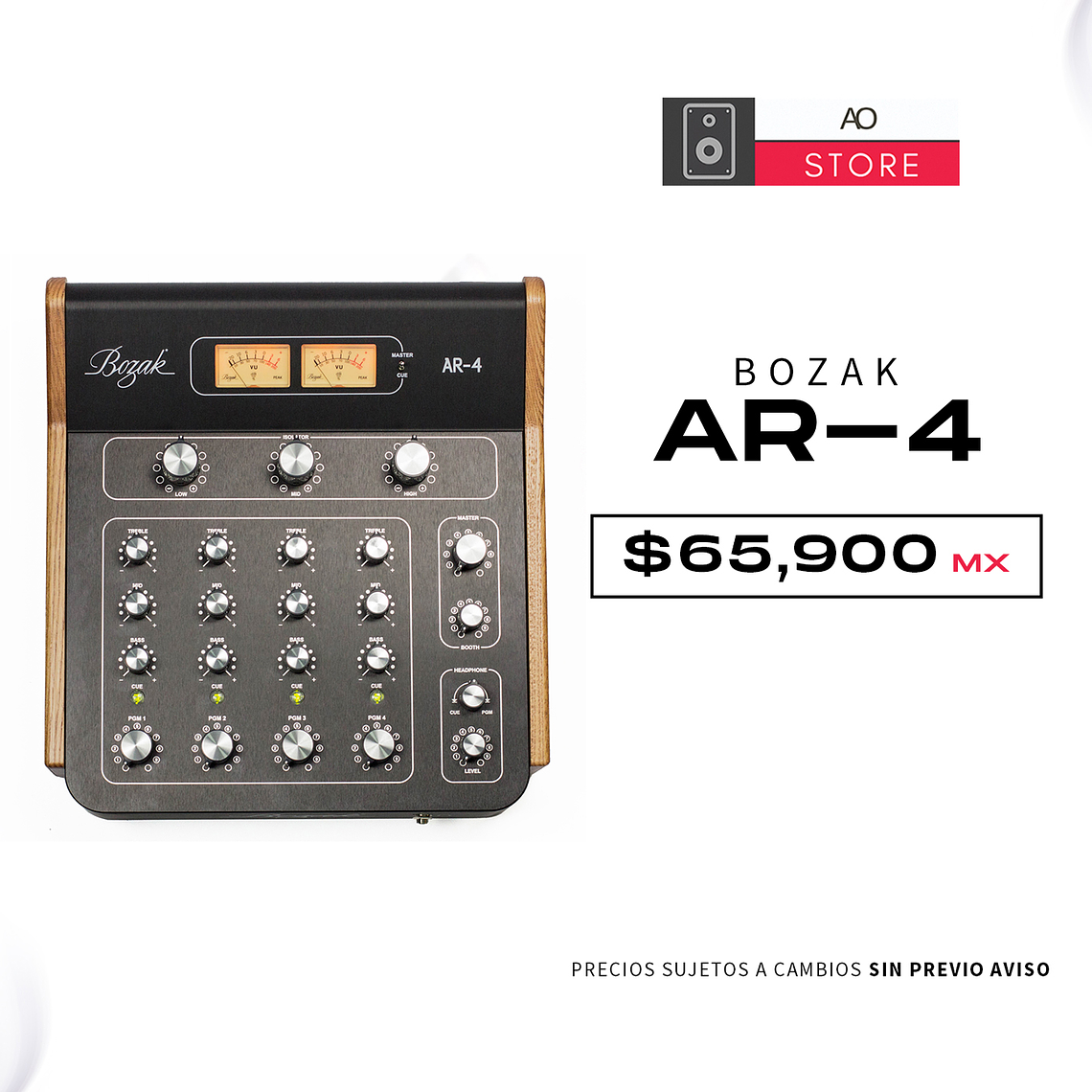 BOZAK AR-4 Mezcladora Para Dj 1