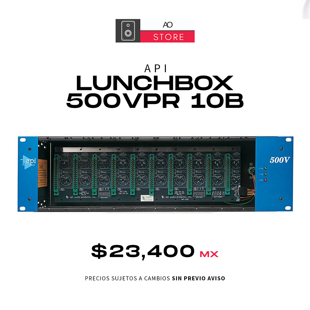 API 500VPR LUNCHBOX 10 Chasis de 10 Ranuras con Fuente de Poder 1