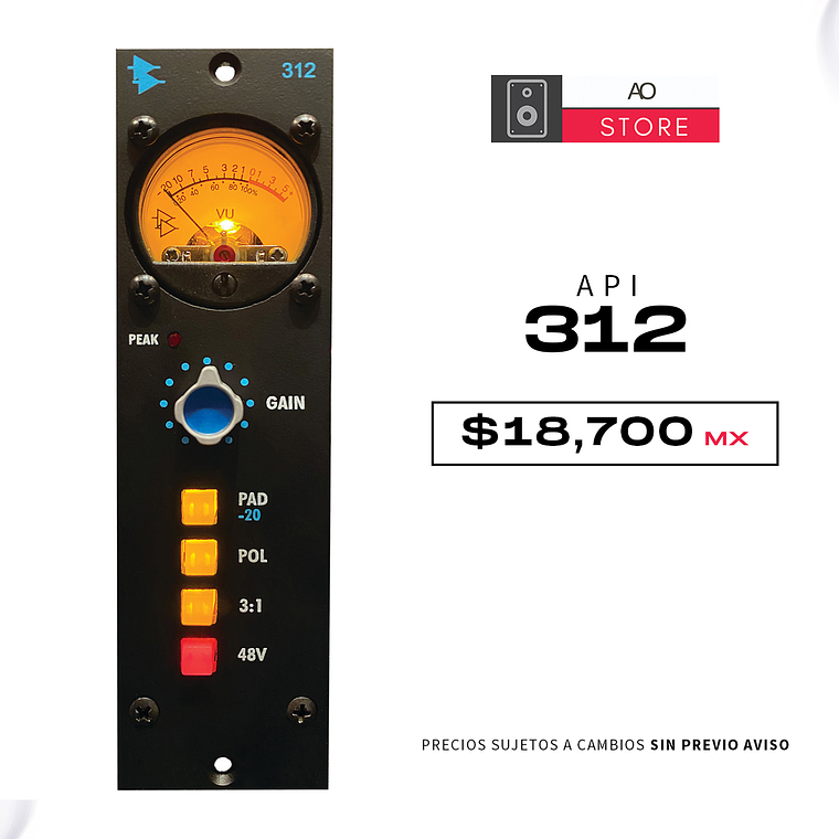 API 312 Preamplificador Discreto 1