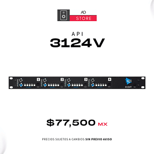 API 3124V Preamplificador De 4 Canales