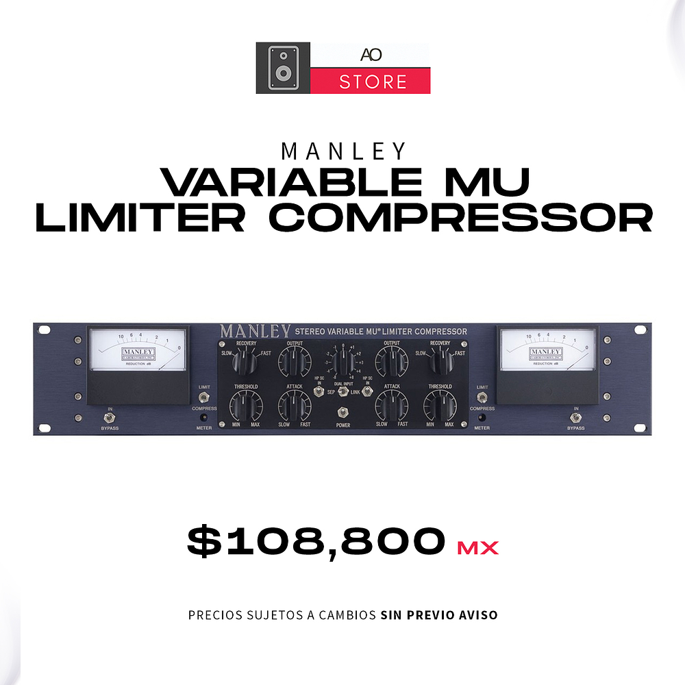 MANLEY STEREO VARIABLE MU Compresor/Limitador 1