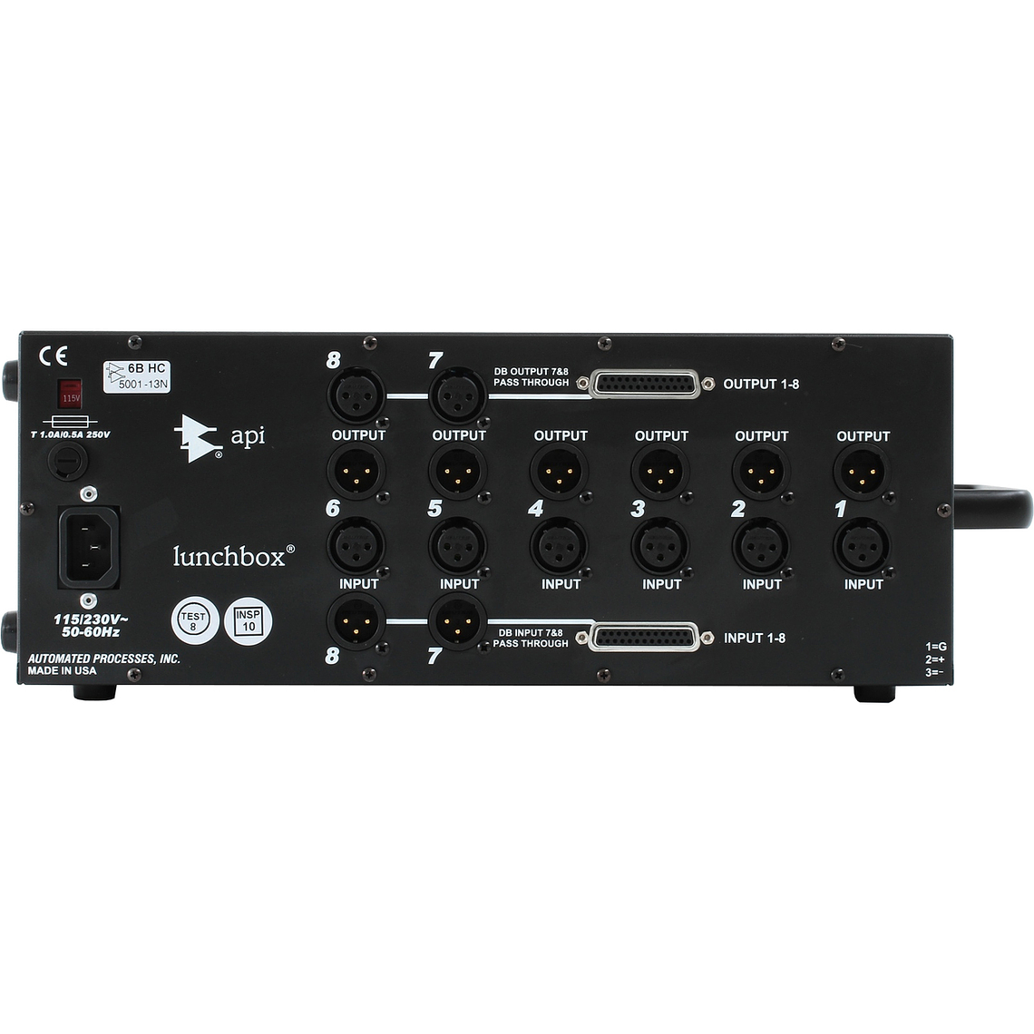 API Lunchbox 500 6B Chasis de 6 Ranuras 6