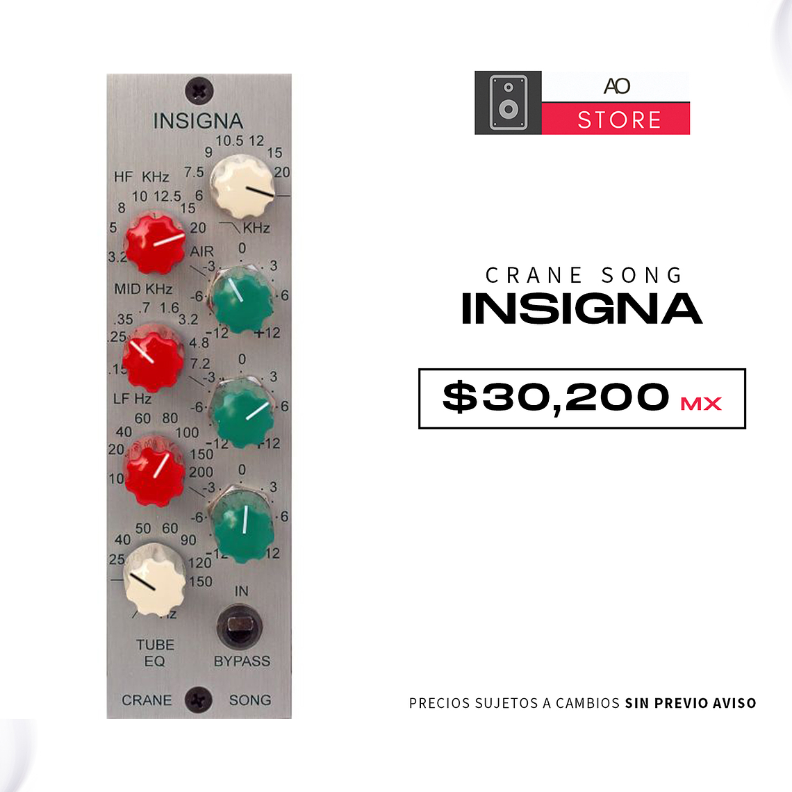 CRANE SONG INSIGNA Ecualizador 1