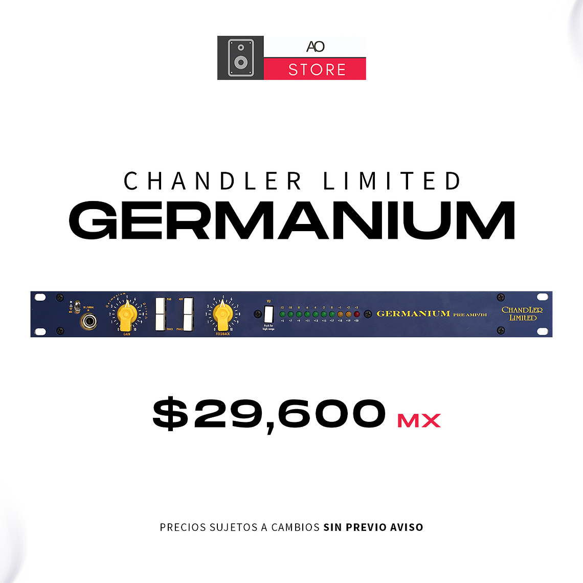 CHANDLER LIMITED GERMANIUM Preamplificador 1