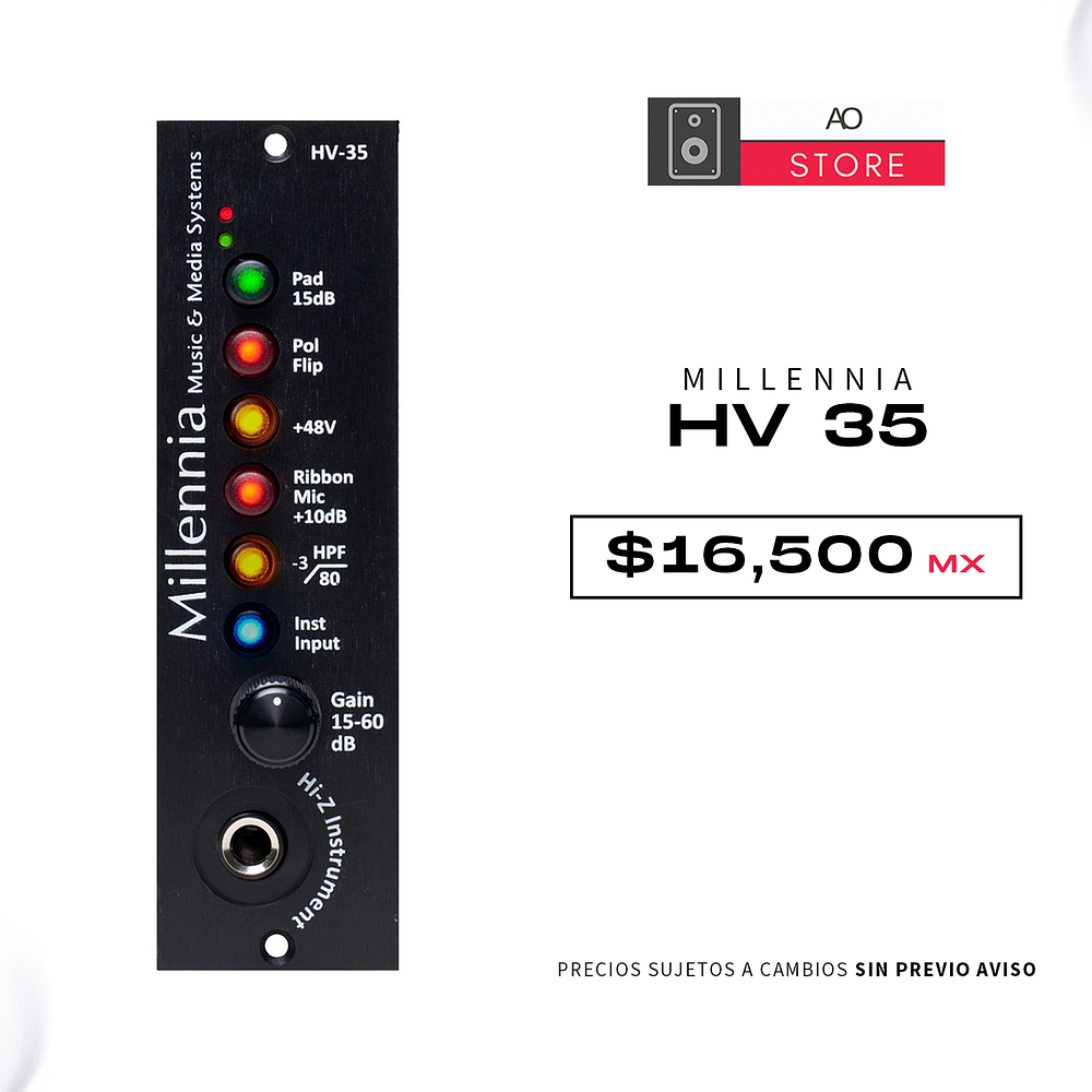 MILLENNIA HV 35 Preamplificador 1