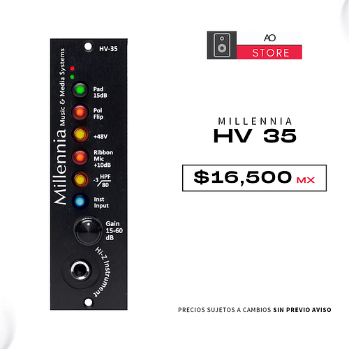 MILLENNIA HV 35 Preamplificador