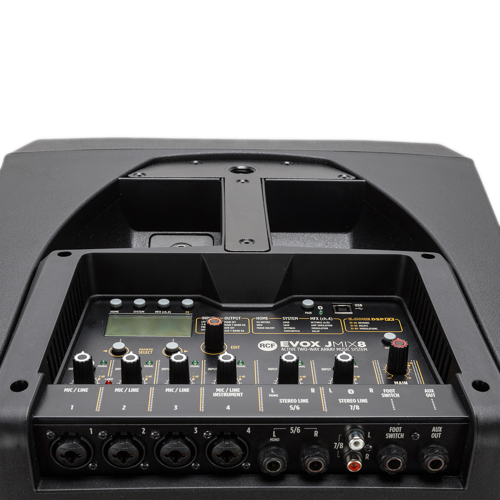 RCF Evox JMIX8 Sistema De Audio En Torre 7