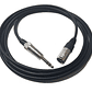 Cable XLR Macho a Plug Macho 6.3mm 1/4 (Para Monitor a Interface de Audio) 3 Metros - Miniatura 2
