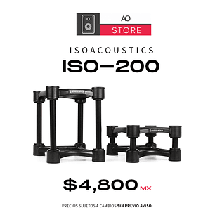 Isoacustics ISO 200 Bases Para Monitor (2 Piezas)