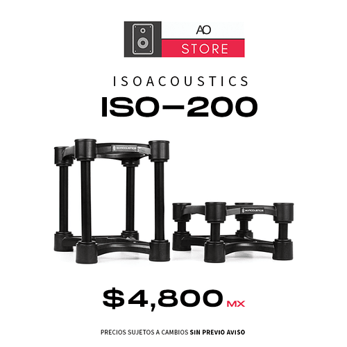 ISOACOUSTICS ISO 200 Bases Para Monitor El Par