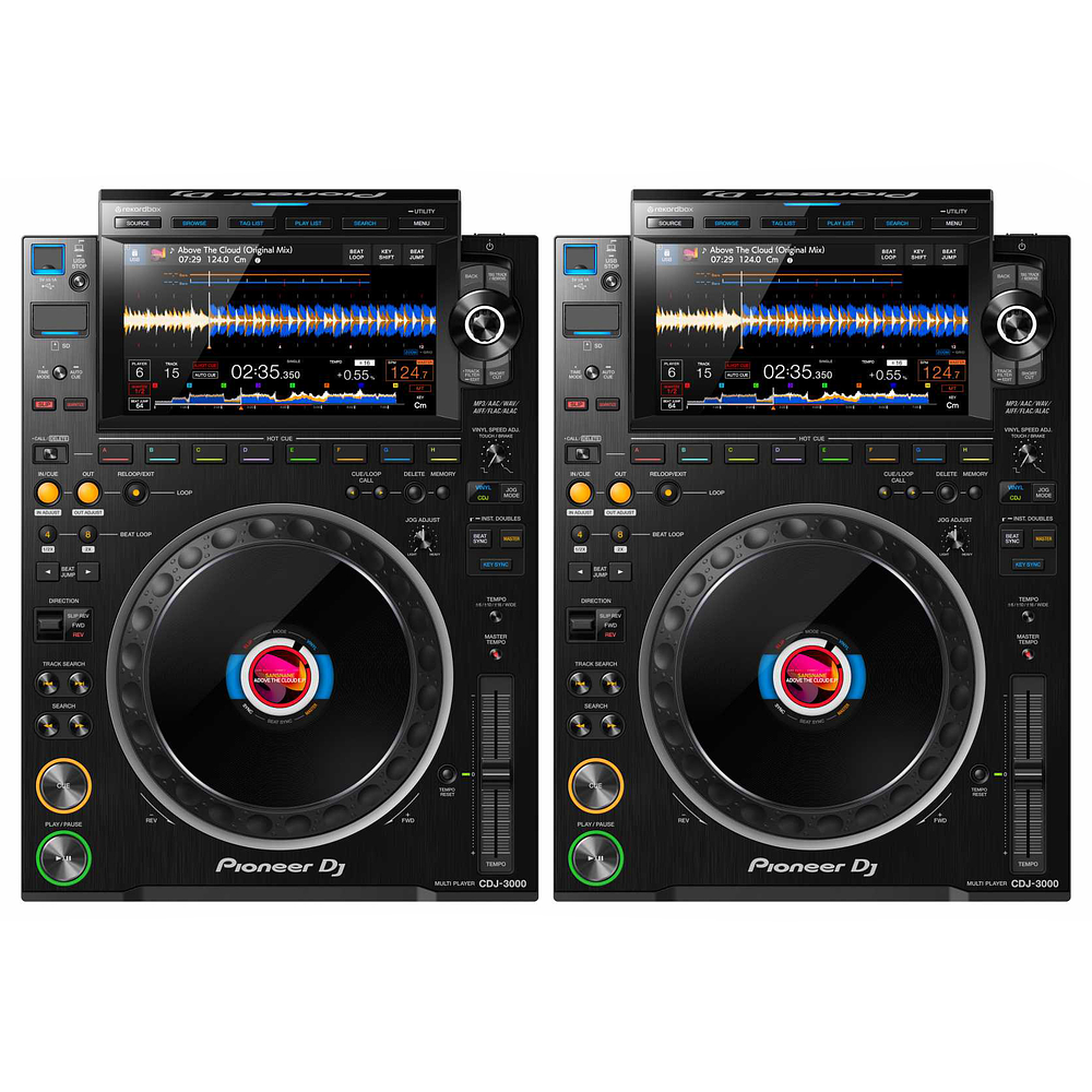 Pioneer DJ CDJ 3000 (Black) + DJM V10 LF Cabina Completa 2