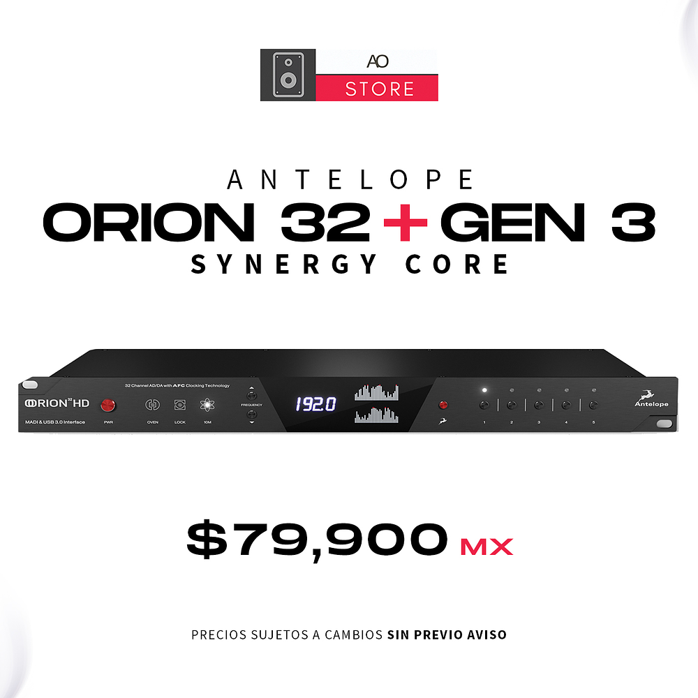 ANTELOPE ORION 32+ GEN 3 Interfaz De Audio 1