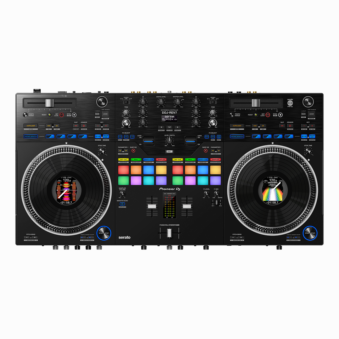 Pioneer DJ DDJ REV7 Controlador para DJ de 2 Canales Estilo Scratch 2