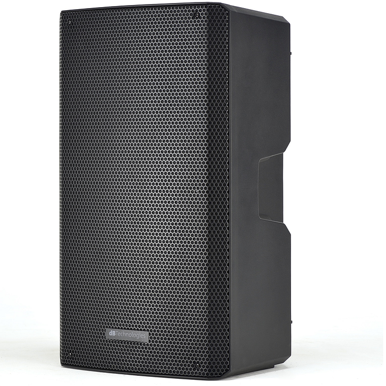 dB Technologies KL 15 Bocina Activa (2 piezas) + dB Technologies Sub 618 Subwoofer Activo (2 piezas), Poste Sub A Top (2 piezas) Sistema de Audio 4