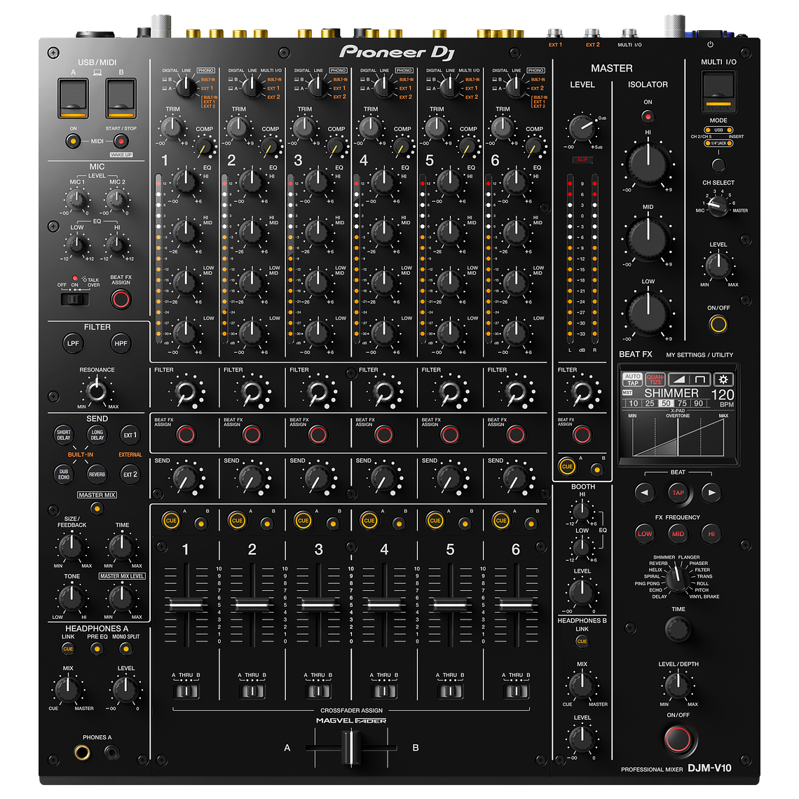 Pioneer DJ CDJ 3000 (2 Piezas) + Pioneer DJ DJM V10 Cabina Completa  3