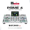 DENON DJ PRIME 4 EDICION BLANCA Reproductor Multimedia 4 Canales Para Dj