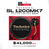 TECHNICS 1200 MK7 Tornamesa Para Dj Edición Limitada Rojo