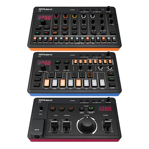 Roland Aira Bundle Series E-4 Procesador de Voz y Looper + J-6 Chord Sintetizador Sequenciador + T-8 Beat Drum Machine Sequenciador de Baterías