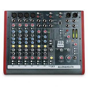 ALLEN & HEATH ZED 10FX Mezcladora Compacta de 4 Canales
