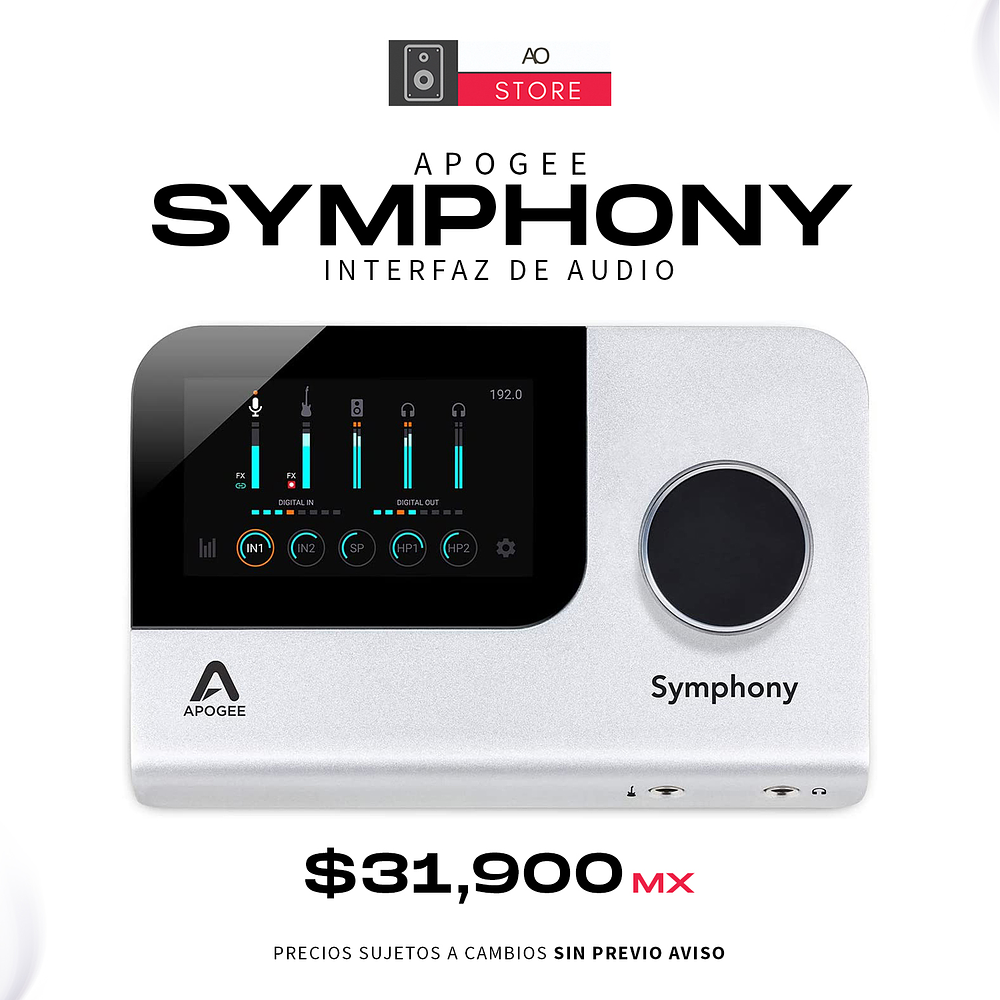 Apogee Symphony Desktop Interfaz de Audio  1