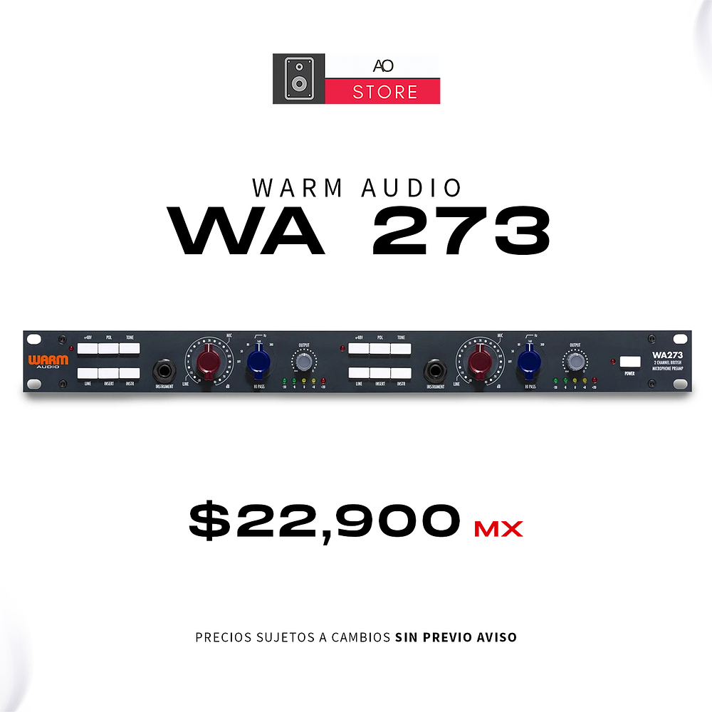 WARM AUDIO WA 273 Preamplificador 1