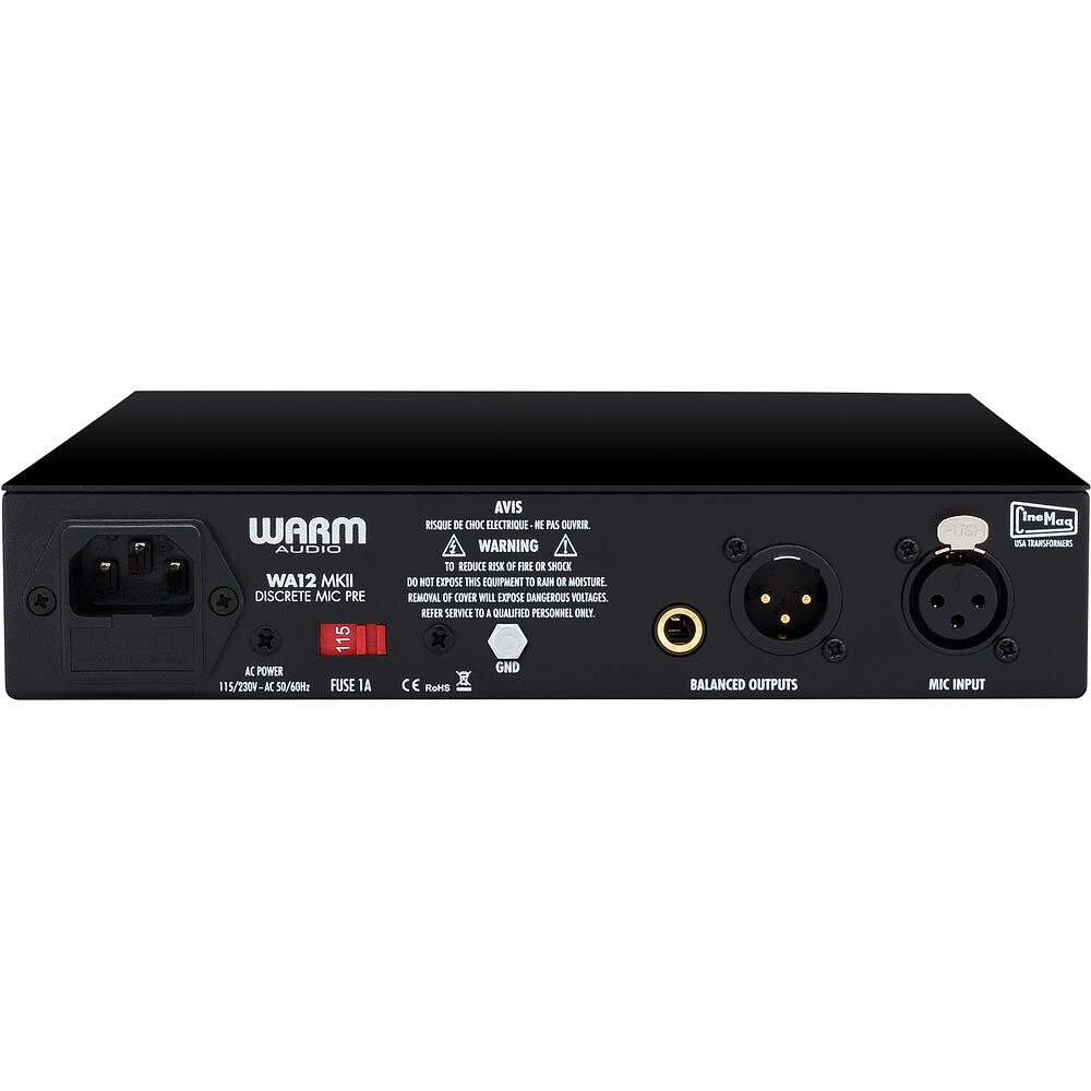 Warm Audio WA 12 MKII Black Edition Preamplificador 4