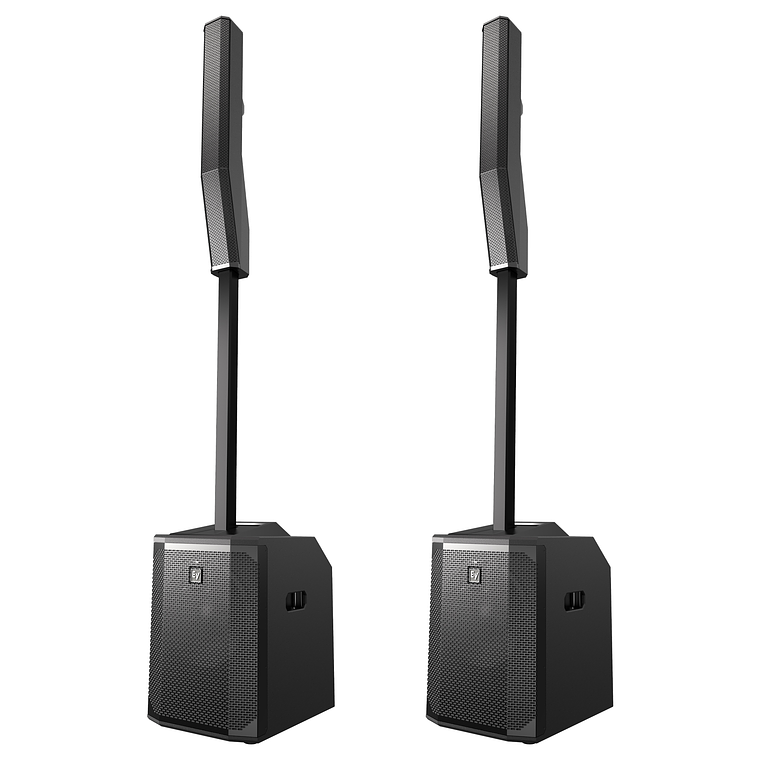 EV Electro Voice Evolve 50 (2 Piezas) + Maletines con Ruedas (2 Piezas) + Cables (2 Piezas) 2